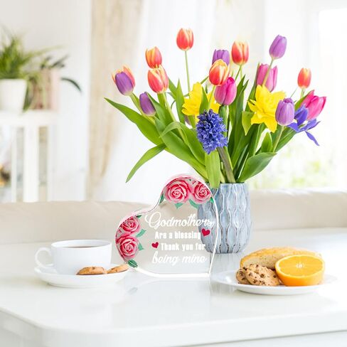 هدايا العرابة من العرابات هي نعمة شكرًا لكونك تذكارًا لقلبي من الأكريليك ووزن الورق، هدايا عيد ميلاد الأم، إعلان الحمل، هدايا للأم والممرضة in Kuwait