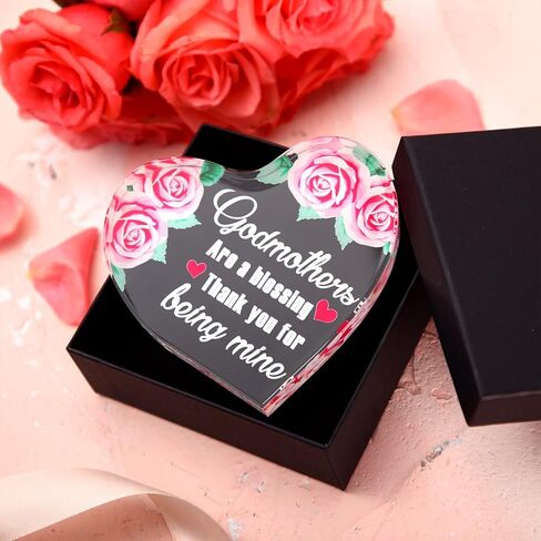 هدايا العرابة من العرابات هي نعمة شكرًا لكونك تذكارًا لقلبي من الأكريليك ووزن الورق، هدايا عيد ميلاد الأم، إعلان الحمل، هدايا للأم والممرضة in Kuwait