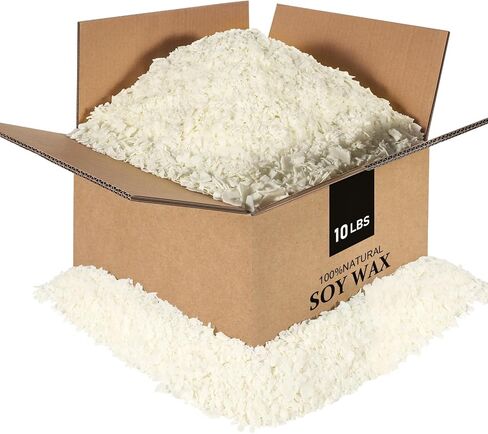 SACATR 5LB Soy Wax for Candle Making, 100% Soy Wax - Natural Candle Wax- No additives and Pure, Premium Quality Candle Wax for Candle Making in Saudi Arabia