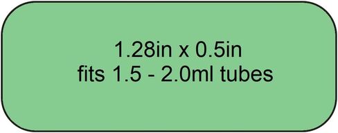 ملصق ليزر بولي أوليفين كريو للأطفال LCRY-1700-G من التكنولوجيا الحيوية المتنوعة، يستخدم مع أنبوب 1.5 مل، عرض 0.50 بوصة × طول 1.28 بوصة، أخضر (عبوة من 1700 قطعة) in Kuwait