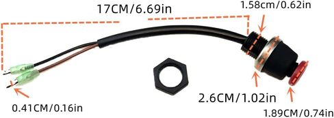 محرك محرك التبديل الخارجي للقارب، حبل موصل السلامة، سلك زر التوقف العاجل متوافق مع Mercury Tohatsu in Kuwait