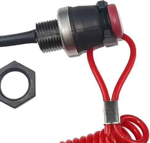 محرك محرك التبديل الخارجي للقارب، حبل موصل السلامة، سلك زر التوقف العاجل متوافق مع Mercury Tohatsu in Kuwait