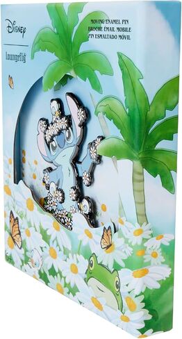 دبوس صندوق تجميع من Loungefly Disney LILO وStitch Springtime Stitch 3 بوصات in Saudi Arabia