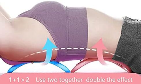 2 قطعة حلقة اليوغا دوائر اليوغا اللياقة البدنية الرياضة دائرة سحرية حلقة تدريب بيلاتيس، تدليك الظهر العجل تمتد الرقبة حلقة بيلاتيس، ممارسة الصالة الرياضية المنزلية تمديد حلقة اللياقة البدنية in Kuwait