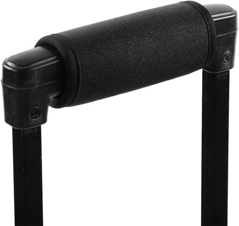 Luggage Handle Wrap, Neoprene Rectangle Soft Luggage Box Car Door Handle Cover Wrap Grips for Travel Bag Luggage Suitcase (Black) Luggage Handle Wraps in Saudi Arabia