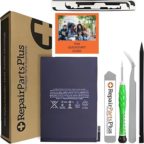 RepairPartsPlus for iPad Mini 4 (4th Gen) Battery Replacement A1546 Premium Kit (7.9", A1538 | A1550) + Tools + Adhesive in Kuwait