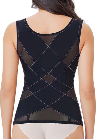 Nebility Waist Trainer for Women Corset Shapewear Tummy Control Body Shaper Vest Waist Cincher Shapewear in Kuwait