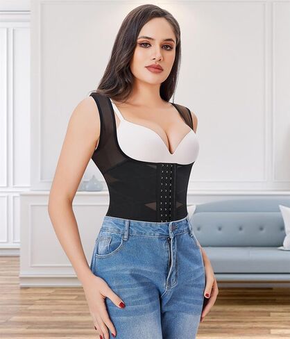 Nebility Waist Trainer for Women Corset Shapewear Tummy Control Body Shaper Vest Waist Cincher Shapewear in Kuwait