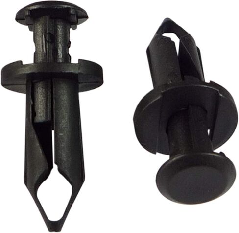 Pack of 100 Replacement for Can Am 293150089 ATV UTV Fit 8mm 5/16 inch Hole Fender Rivet Plastic Clip Push Pin Splash Guard Body Panel Retainer Motorcycle Black Nylon Fastener for Bombardier in Saudi Arabia
