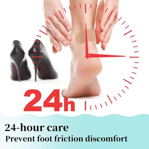 Moleskin for Blisters Feet, 132PCS Adhesive Moleskin Pads for Shoes, Toes, Heel | Blister Prevention and Reduce Friction - 12 Sheets in Kuwait