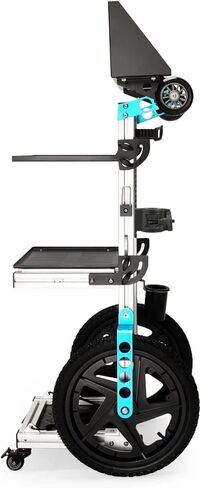 عربة قناة عمودية PROAIM Sound Chief لتسجيل وإنتاج الصوت/الفيديو مع حامل حامل. تعديل الرف لأعلى/لأسفل، فرامل قدم موثوقة، قابلة للطي. حمولة تصل إلى 30 كجم / 66 رطلاً. (CT-SDCF-CV4) in Kuwait