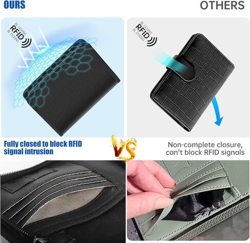 حافظة محفظة مضادة للحريق بحامل جواز السفر للنساء والرجال، حجب RFID، واقي دفتر جواز السفر مقاوم للماء، حافظة حماية باسابورت، فوندا بارا باسابورت، ملحقات السفر (أسود) in Kuwait