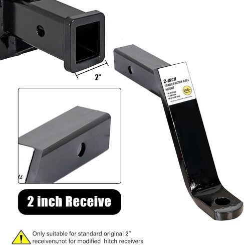 كرة وصلة مقطورة بقطر ATRLY3113R Torin 2 بوصة من BIG RED: سعة 3 طن (6000 رطل) in Kuwait