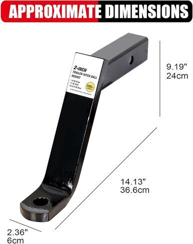 كرة وصلة مقطورة بقطر ATRLY3113R Torin 2 بوصة من BIG RED: سعة 3 طن (6000 رطل) in Kuwait