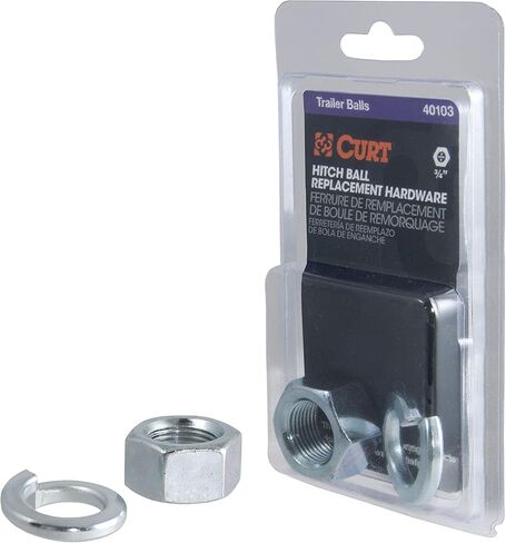 CURT 40103 Replacement Trailer Hitch Ball Nut and Washer for 3/4-Inch Shank in Saudi Arabia