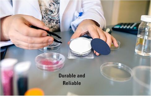 غشاء مرشح فراغ من النايلون من Fristaden Lab للترشيح الدقيق للمختبر - قطر 50 مم، حجم المسام 0.45 ميكرومتر، مثالي لترشيح السوائل والغازات - متين ومقاوم للمواد الكيميائية [50 وحدة] in Kuwait