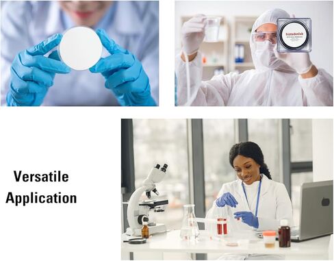 غشاء مرشح فراغ من النايلون من Fristaden Lab للترشيح الدقيق للمختبر - قطر 50 مم، حجم المسام 0.45 ميكرومتر، مثالي لترشيح السوائل والغازات - متين ومقاوم للمواد الكيميائية [50 وحدة] in Kuwait