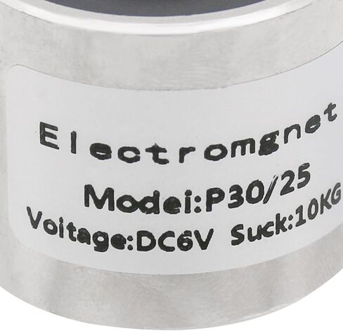 Round Electric Magnet, Electromagnet Solenoid DC 5V 50N 11LB/5Kg Suction Holding Sucker Lifting Electromagnet 25 * 11mm in Saudi Arabia
