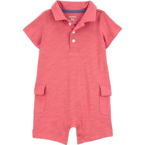 Carter's Baby Boys' One Piece Short Sleeve Romper (Green Tropical, 18 Months) in Saudi Arabia