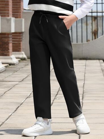 Haloumoning Boys School Uniform Chino Pants Kids Youth Carverment Certic Fanct in Saudi Arabia