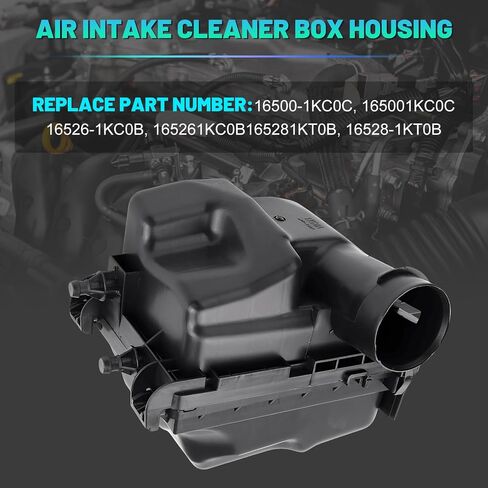 16500-1KC0C Air Intake Air Cleaner Box Housing Compatible for Nissan Juke 1.6L 2011-2017 Replaces 165001KC0C, 16526-1KC0B, 165261KC0B, 165281KT0B, 16528-1KT0BC0C Air Cleaner Filter Box Housing in Saudi Arabia