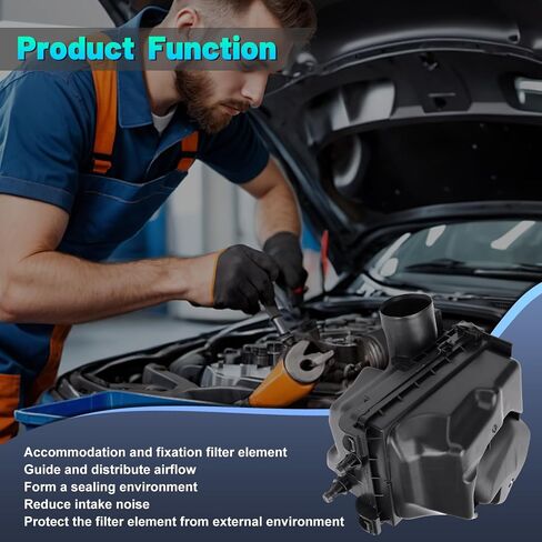 16500-1KC0C Air Intake Air Cleaner Box Housing Compatible for Nissan Juke 1.6L 2011-2017 Replaces 165001KC0C, 16526-1KC0B, 165261KC0B, 165281KT0B, 16528-1KT0BC0C Air Cleaner Filter Box Housing in Saudi Arabia