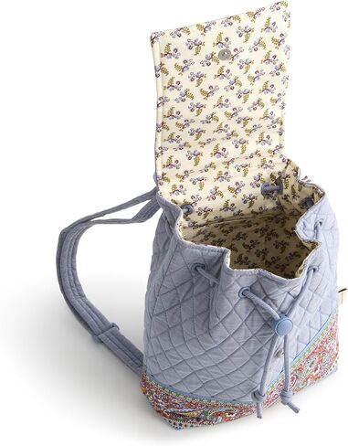 Vera Bradley Premium Cotton Cotton Original Parkspack ، Birds Green in Saudi Arabia