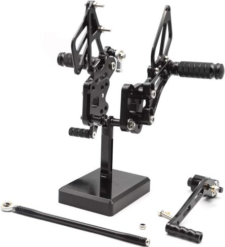 FXCNC CNC Adjustable Motorcycle Rearset Foot Pegs Rear Set Footrests Compatible with GSX-R GSXR 600 750 GSXR600 GSXR750 GSX-R600 GSX-R750 2006-2010 in Saudi Arabia