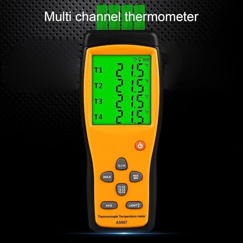 مقياس الحرارة الحراري ، -328 إلى 2501 ℉ المدى القياس الرقمي K القنوات 2 من نوع TESTER TESTER METER ل HVAC دقيقة ℃ ℉ in Kuwait