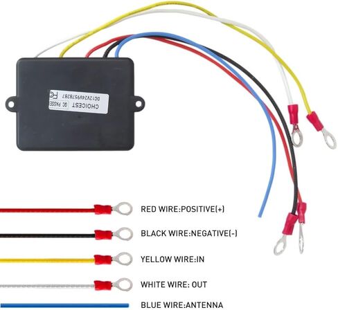 Latest Updated Wireless Winch Remote Control Kit, Universal 150ft Recovery Handset Switch Receiver Kit with 2 Controller for Car Truck ATV SUV, 12V in Saudi Arabia