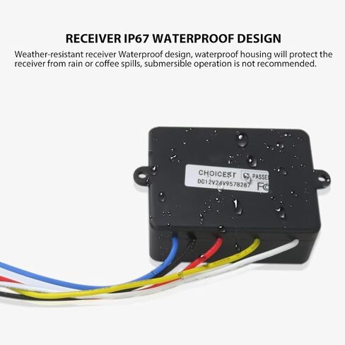 Latest Updated Wireless Winch Remote Control Kit, Universal 150ft Recovery Handset Switch Receiver Kit with 2 Controller for Car Truck ATV SUV, 12V in Saudi Arabia