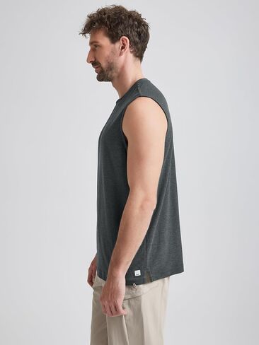 ODODOS Men's Performance Sleeveless Shirts - Stratum Tech Tank Top Ultra Soft Moisture Wicking UPF 50+ Workout Muscle Tee in Saudi Arabia