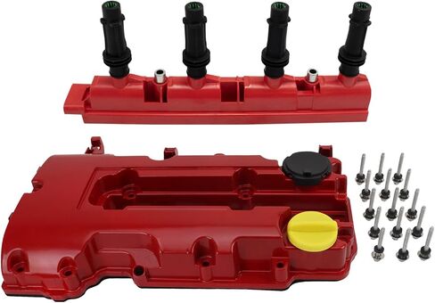 TRQ Ignition Kit Kit Ignition Coil Cover Cover متوافق مع 2013-2021 Buick Encore 2014-2016 Cadillac ELR 2011-2015 Chevrolet Cruze 2016 Cruze Limited 2012-2020 Sonic 2015-2021 Trax Volt in Saudi Arabia