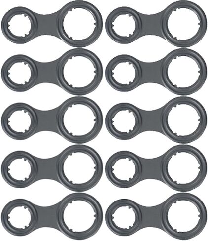 for Chrysler Intrepid/Concorde 1993-2004 Air Conditioning Compressor Gaskets | 10 Pieces | Metal | Replacement for FJC4154, SNACP0065 in Saudi Arabia