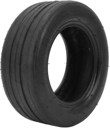 Asixxsix Go Kart Tire, Smooth Rubber Wear Resist Non Slip Vacuum Tire with Strong Shock Absorption and Fast Speed, for Go Kart Front Wheel in Saudi Arabia