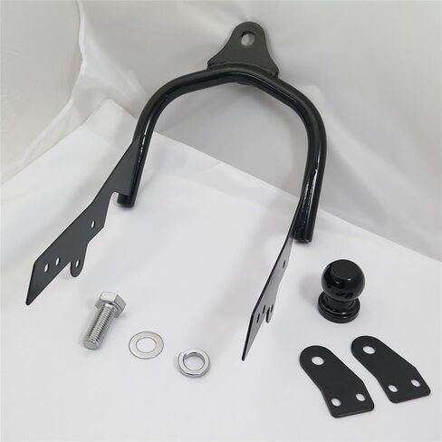 HTTMT MT502-006-CD Chrome Heavy Duty Trailer Hitch w/Ball Compatible with Harley Road Glide FLTR 1998–2001 2007–2008/ Road King FLHR 1994–2005 2008 in Kuwait