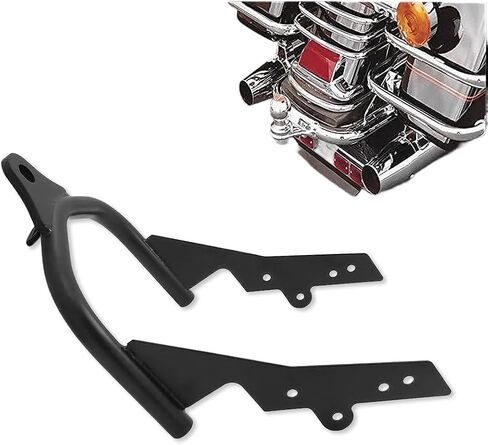 HTTMT MT502-006-CD Chrome Heavy Duty Trailer Hitch w/Ball Compatible with Harley Road Glide FLTR 1998–2001 2007–2008/ Road King FLHR 1994–2005 2008 in Kuwait