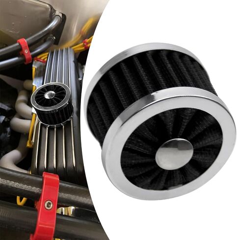 23MM High Flow Vent Valve Cover Breather Filter Universal Car Air Filter Cold Air Intake Filter Small Air Filter Breather Universal Air Vent Cover BLUE in Saudi Arabia