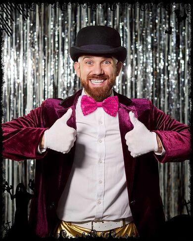 Geyoga 24 PCS Men's Sequin Bow Ties Pre Parkle Sequin Banded Double Bowtie Ties مع شريط رقبة قابل للتعديل in Saudi Arabia
