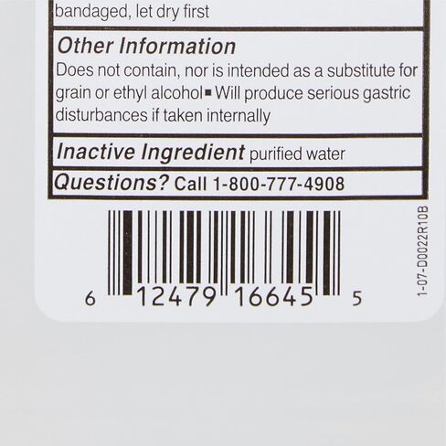 McKesson Isopropyl Rubbing Alcohol 70% [1 Count] USP First Aid Antiseptic, 16 oz in Kuwait