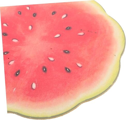 Zerodeko Watermelon Handheld Fan Paddle Summer Summer مع مقبض طويل من قطعة خشبية واحدة لحفلات حفلات الزفاف والديكور المنزلي in Kuwait