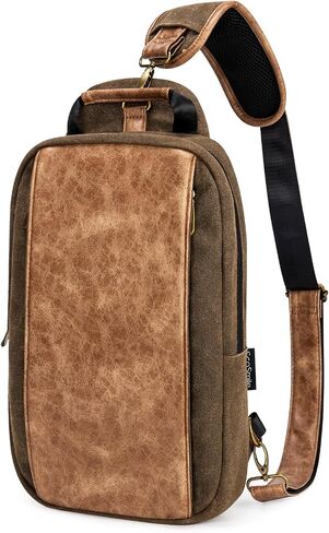 Canvas Messenger Bag Sling Bag Crossbody Shoulder Bag for Men Women Travel Work Satchel Bags in Saudi Arabia