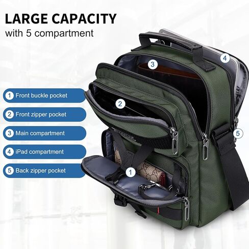 حقيبة Witzman Crossbody للرجال يسافرون أكياس صغيرة الكتف in Kuwait