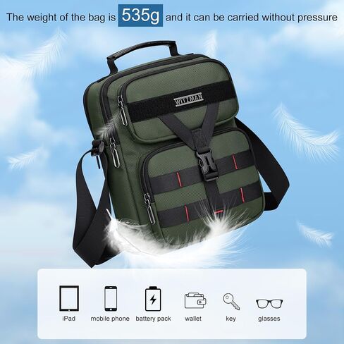 حقيبة Witzman Crossbody للرجال يسافرون أكياس صغيرة الكتف in Kuwait