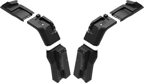 SAUTVS Extended Rear Fender Flares Compatible with Honda Pioneer 700-4 2014-2025, Wider Rear Left & Right Mud Flaps Mud Guards Extensions Accessories in Saudi Arabia