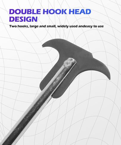 Seal Puller,Car Accessories,Professional Seal Puller Tool with Dual Hook Tips,Oil Seals Removal Tool,Automotive Tools for Removing Oil and Grease Seals,Fit for Car,SUV,Light Truck (Black) in Saudi Arabia