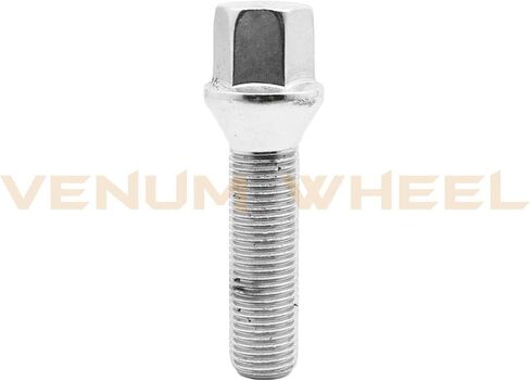Complete Set of M12x1.25 Chrome Tapered Conical Seat Lug Bolts 45 MM Extended Shank Length Compatible with Jeep Fiat Dodge Chrysler Alfa Romeo Factory & Aftermarket Wheels in Saudi Arabia