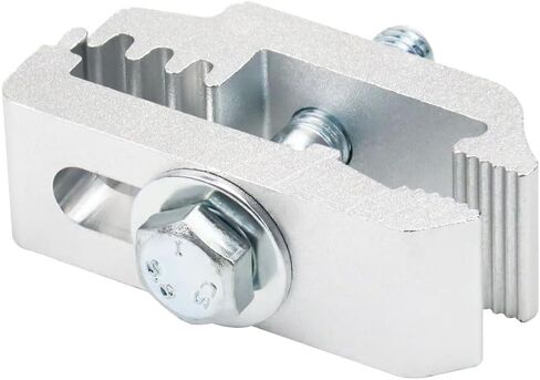 New Pack of 6 Heavy Duty Aluminum Alloy Truck Bed Topper Tonneau Cover Mounting Clamps, No Drill Low Pro Bolt-On Clips for Camper Shell, Tent, Cap, Silver Surface 6pcs 1112514 Replacement in Saudi Arabia