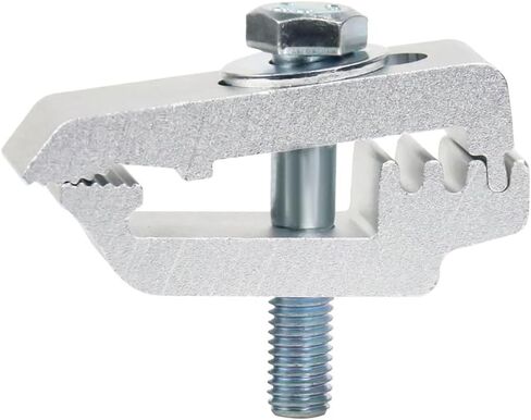 New Pack of 6 Heavy Duty Aluminum Alloy Truck Bed Topper Tonneau Cover Mounting Clamps, No Drill Low Pro Bolt-On Clips for Camper Shell, Tent, Cap, Silver Surface 6pcs 1112514 Replacement in Saudi Arabia