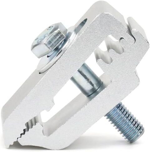 New Pack of 6 Heavy Duty Aluminum Alloy Truck Bed Topper Tonneau Cover Mounting Clamps, No Drill Low Pro Bolt-On Clips for Camper Shell, Tent, Cap, Silver Surface 6pcs 1112514 Replacement in Saudi Arabia